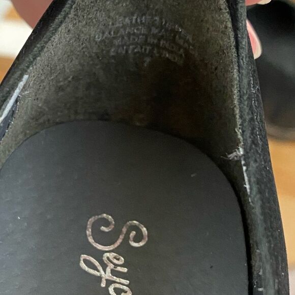 Anthropologie Seychelles Suede Booties Chelsea Boots Size 7 - Picture 5 of 8